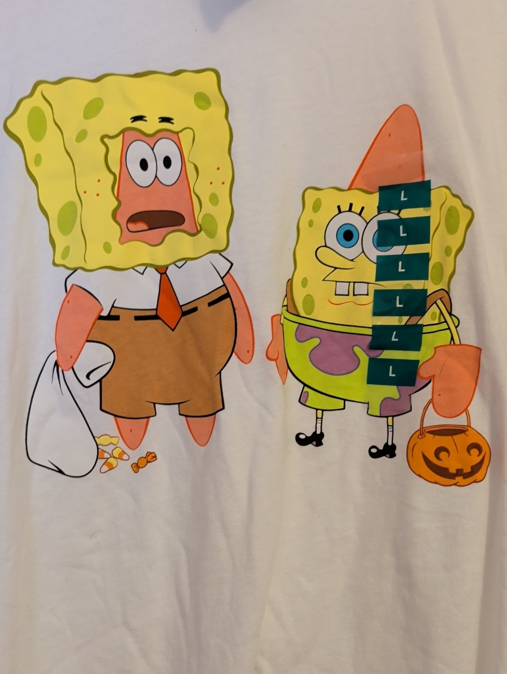 Nickelodeon SpongeBob and Patrick Graphic T Shirt NWT - Picture 5 of 8